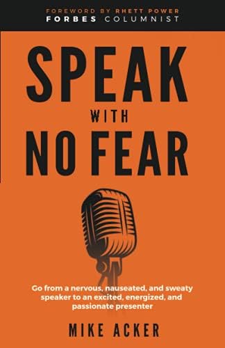 Book cover: Speak With No Fear by Mike Acker