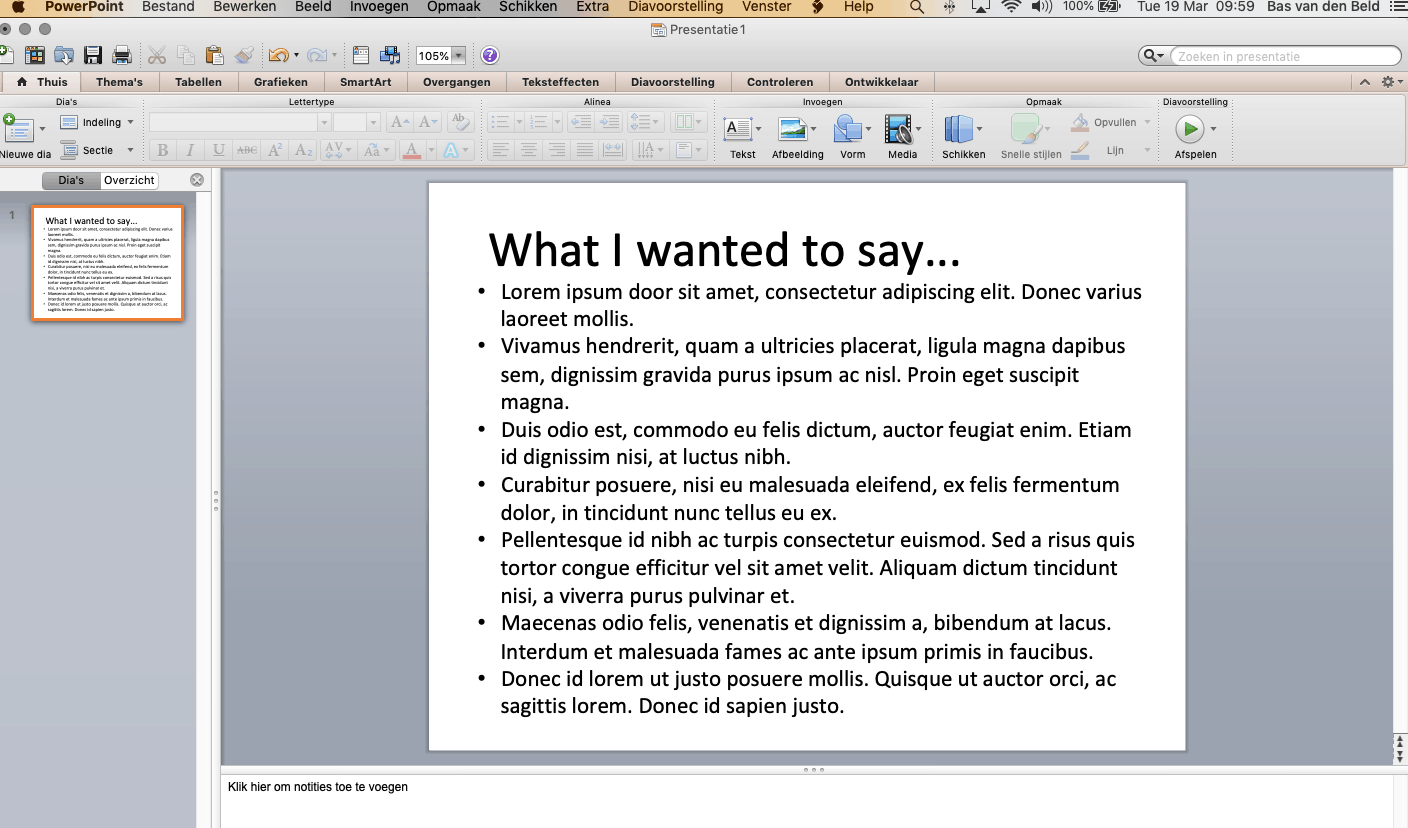 Why people can’t handle a lot of text on your slides
